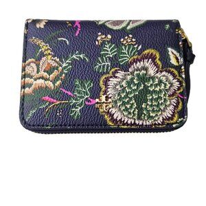 Tory Burch Floral Print Compact Wallet - NWT